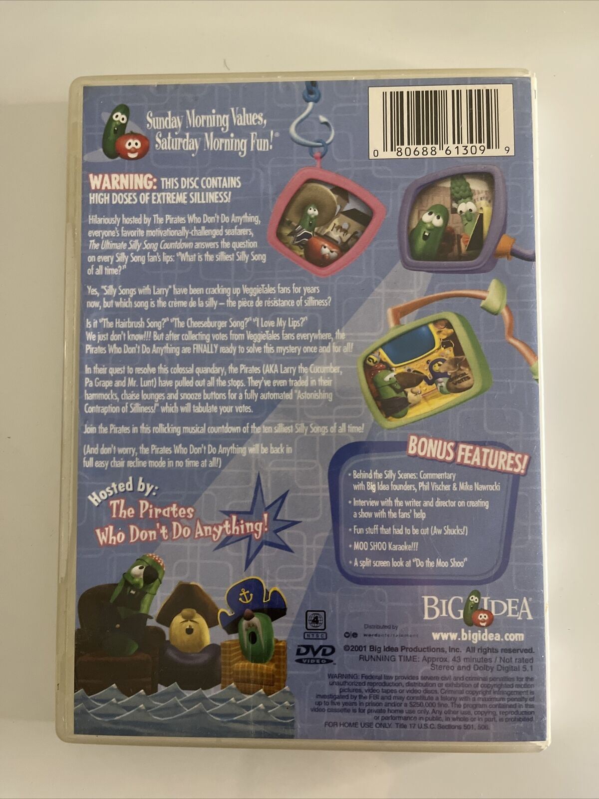 VeggieTales The Ultimate Silly Song Countdown DVD Region 4