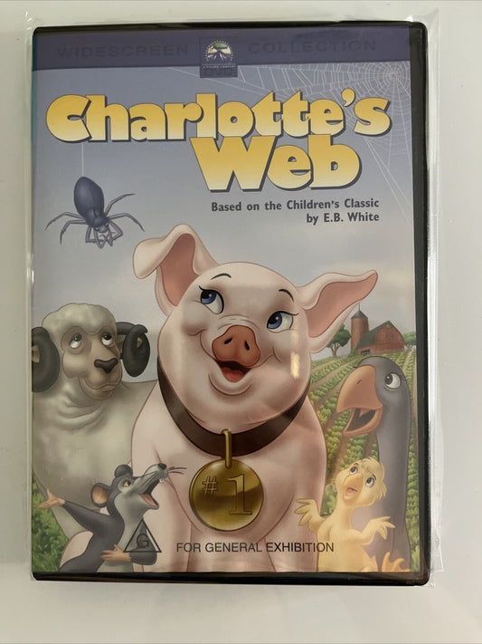 Charlotte's Web (DVD, 1973) Debbie Reynolds, Paul Lynde. Animation NEW Region 4