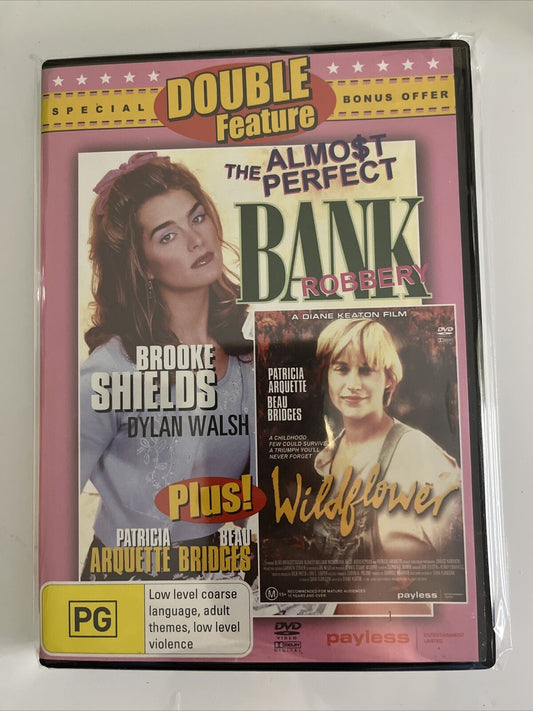 The Almost Perfect Bank Robbery / Wildflower (DVD) Brooke Shields NEW
