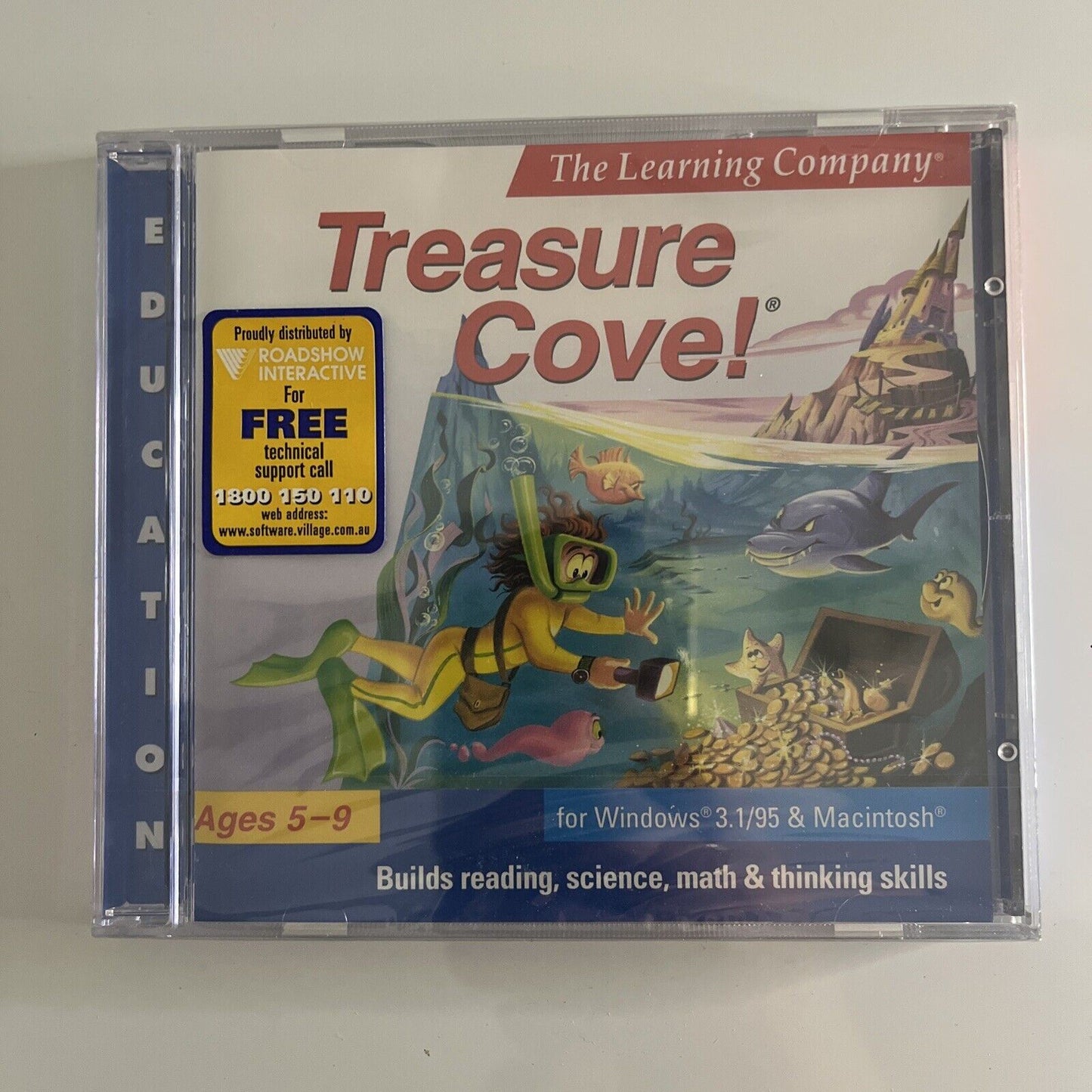 Treasure Cove - PC CD-ROM 1999 Windows Educational Game