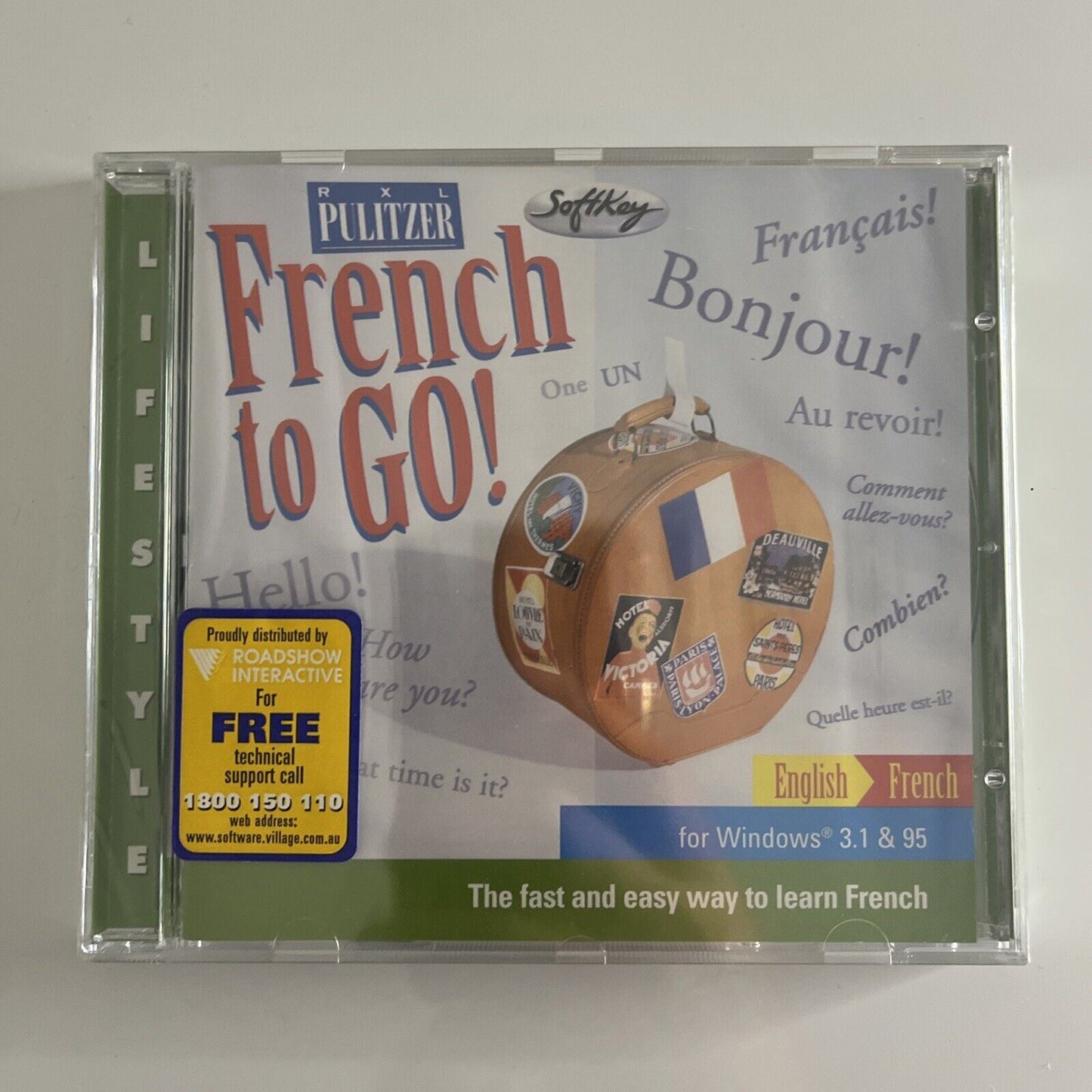 Computer Software In French Language *New Sealed* French to Go! PC Windows Language Learning Software ...