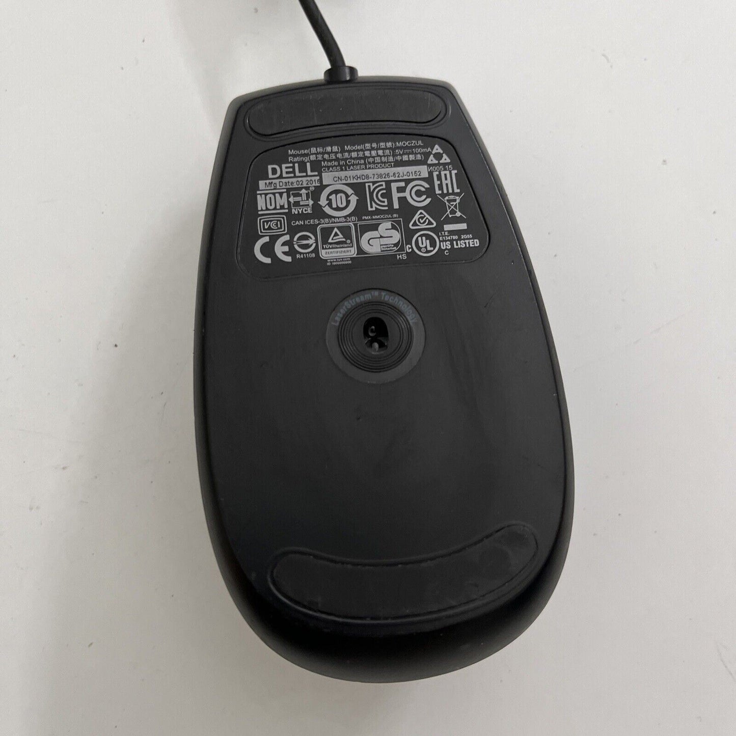 Dell Mouse USB Wired MOCZUL