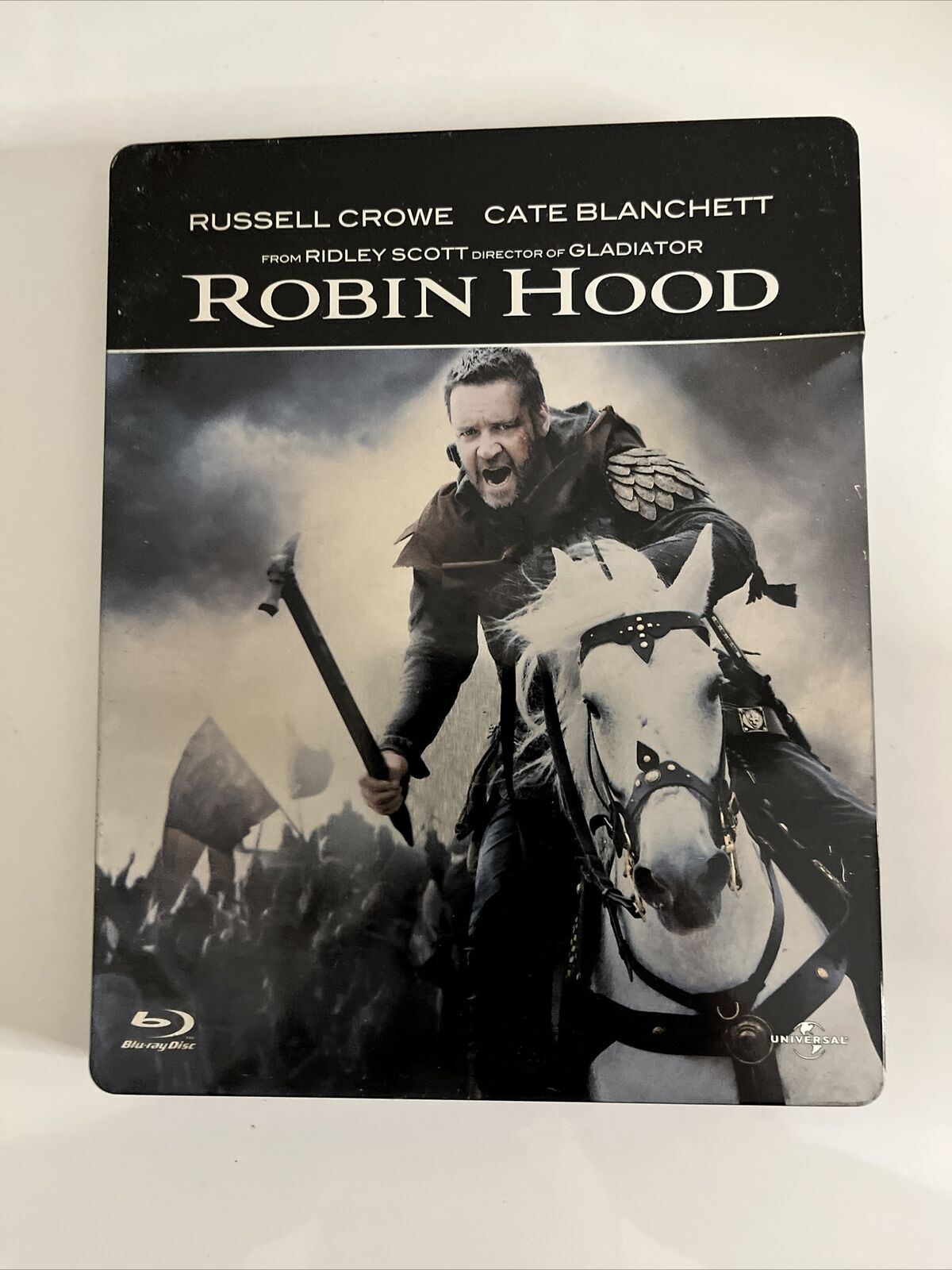 Robin Hood (Blu-ray, 2010) Russell Crowe, Cate Blanchett, Max von Sydow Region B