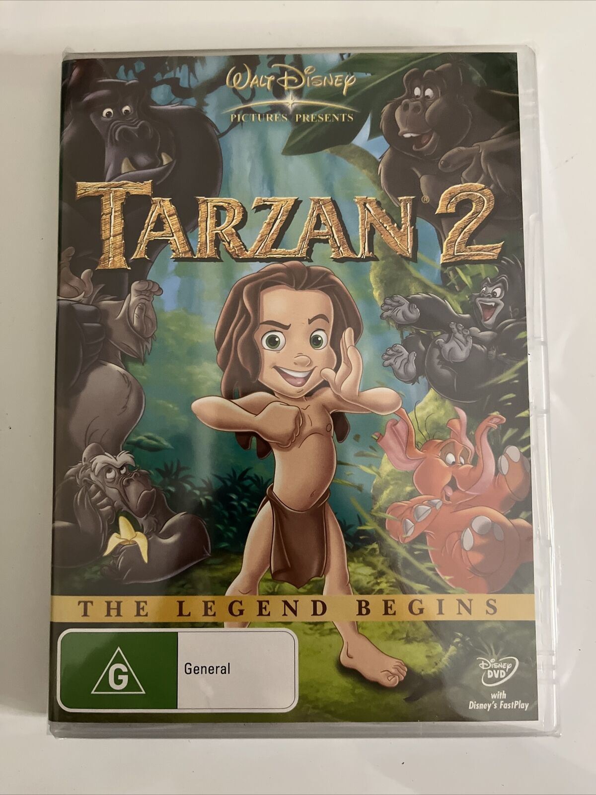 Tarzan 2 (DVD, 2005) Harrison Chad, George Carlin. Disney Film NEW Region 4