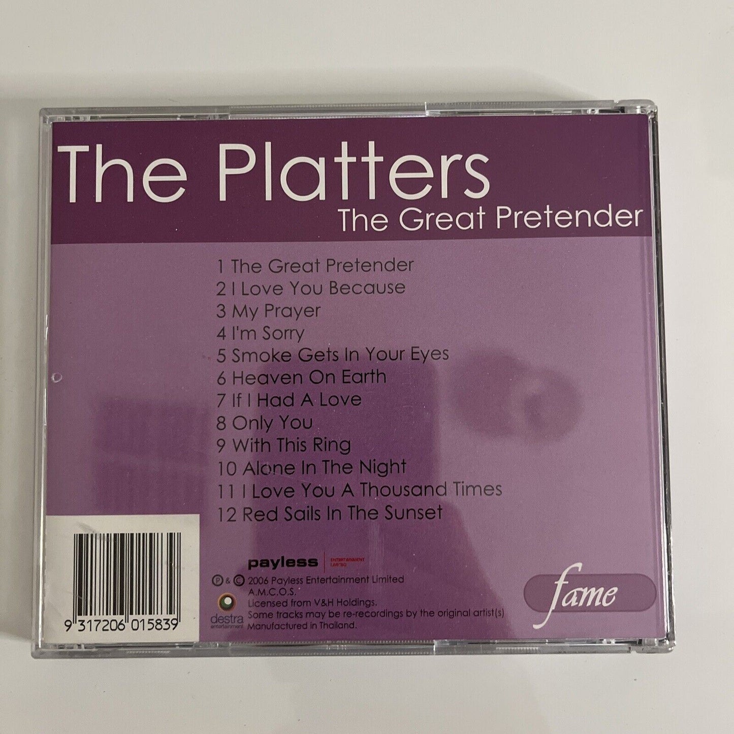 The Platters – The Great Pretender (CD) Album