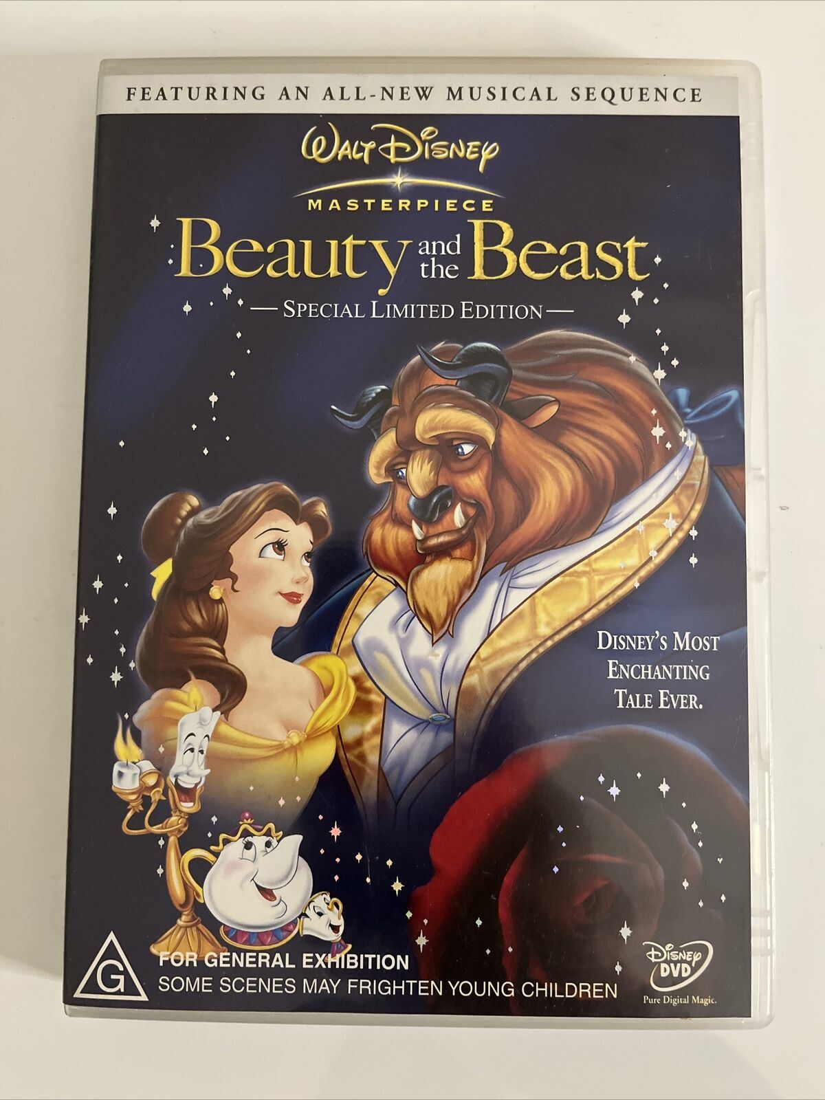 Beauty And The Beast - Special Limited Ed (DVD, 1991) Disney Animated Region 4