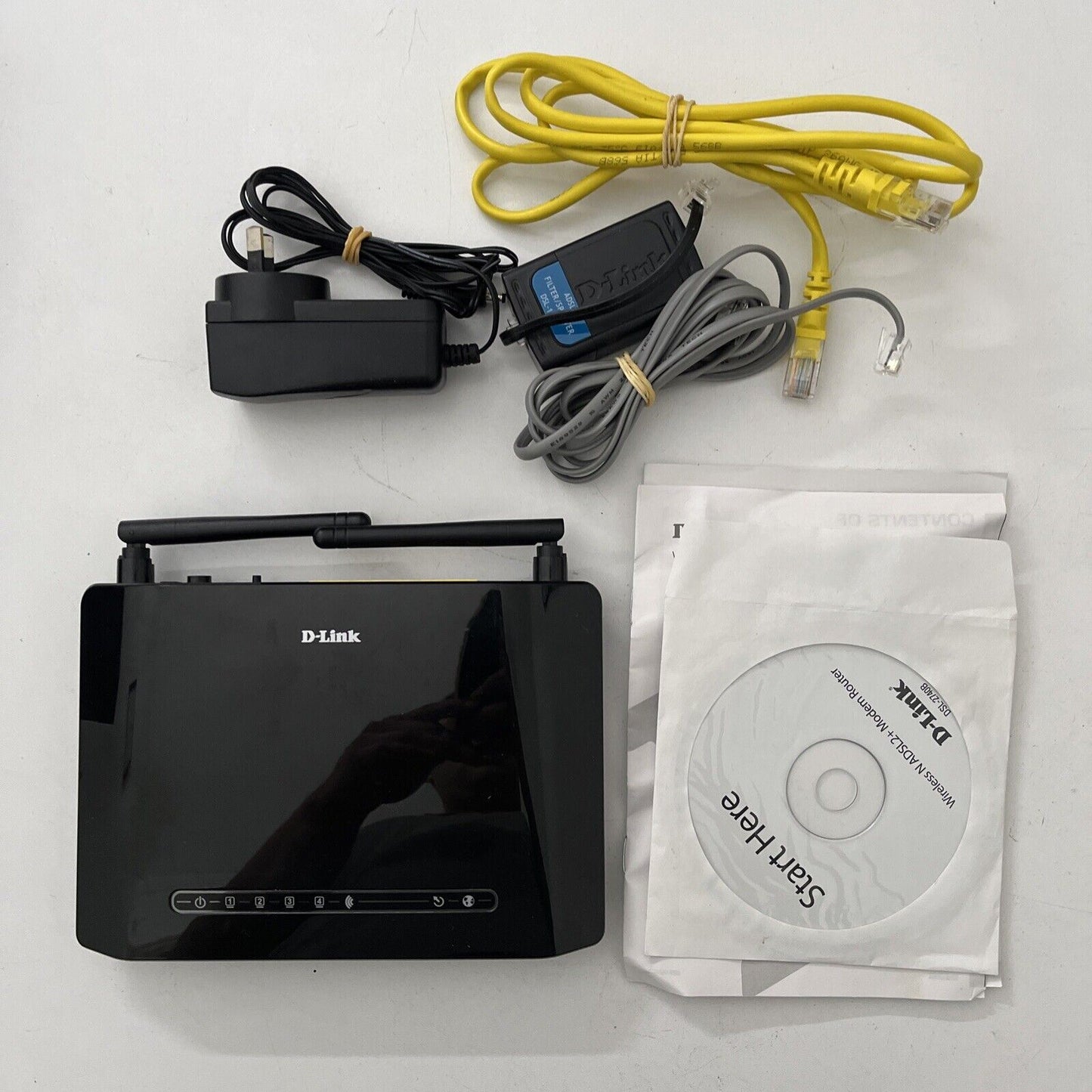 D-Link DSL-2740M Wireless N300 ADSL2+ Modem Router