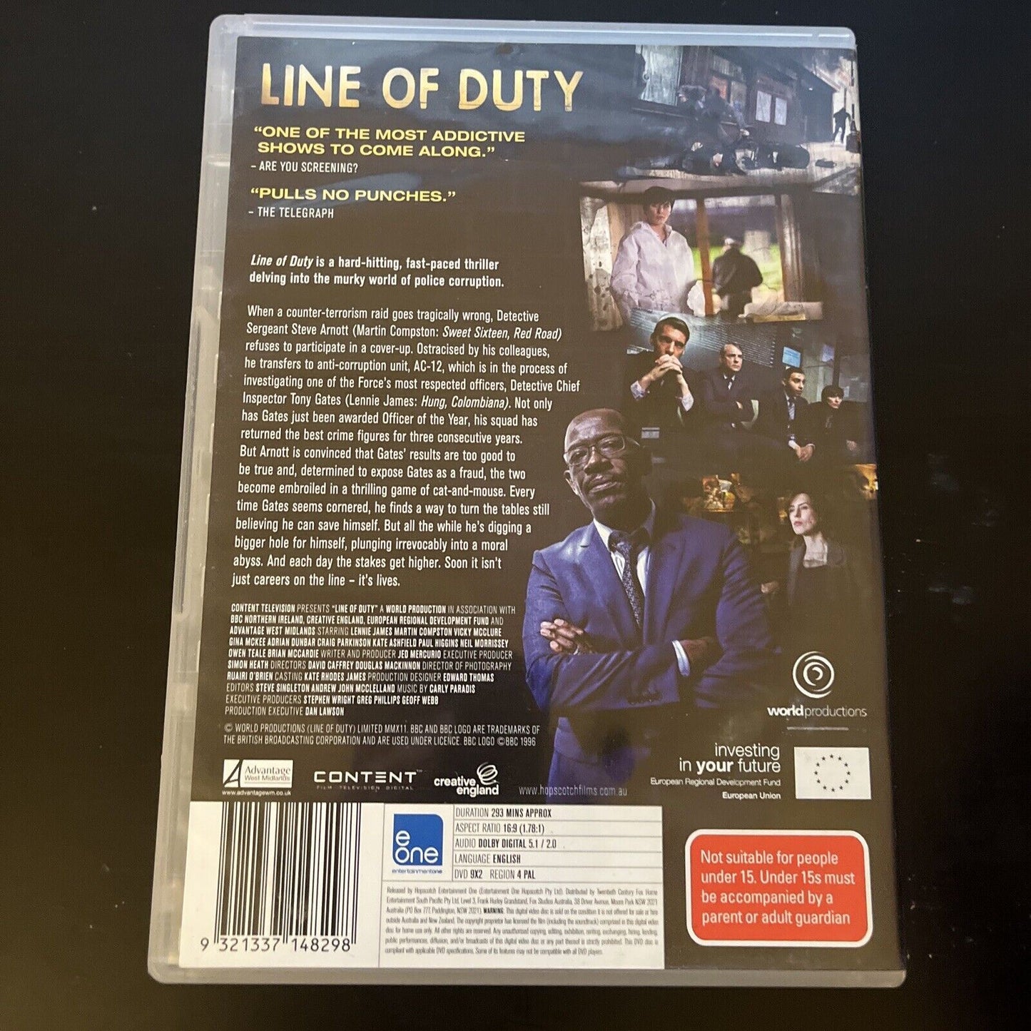 Line Of Duty : Season 1 (DVD, 2012, 2-Disc) BBC Series Region 4