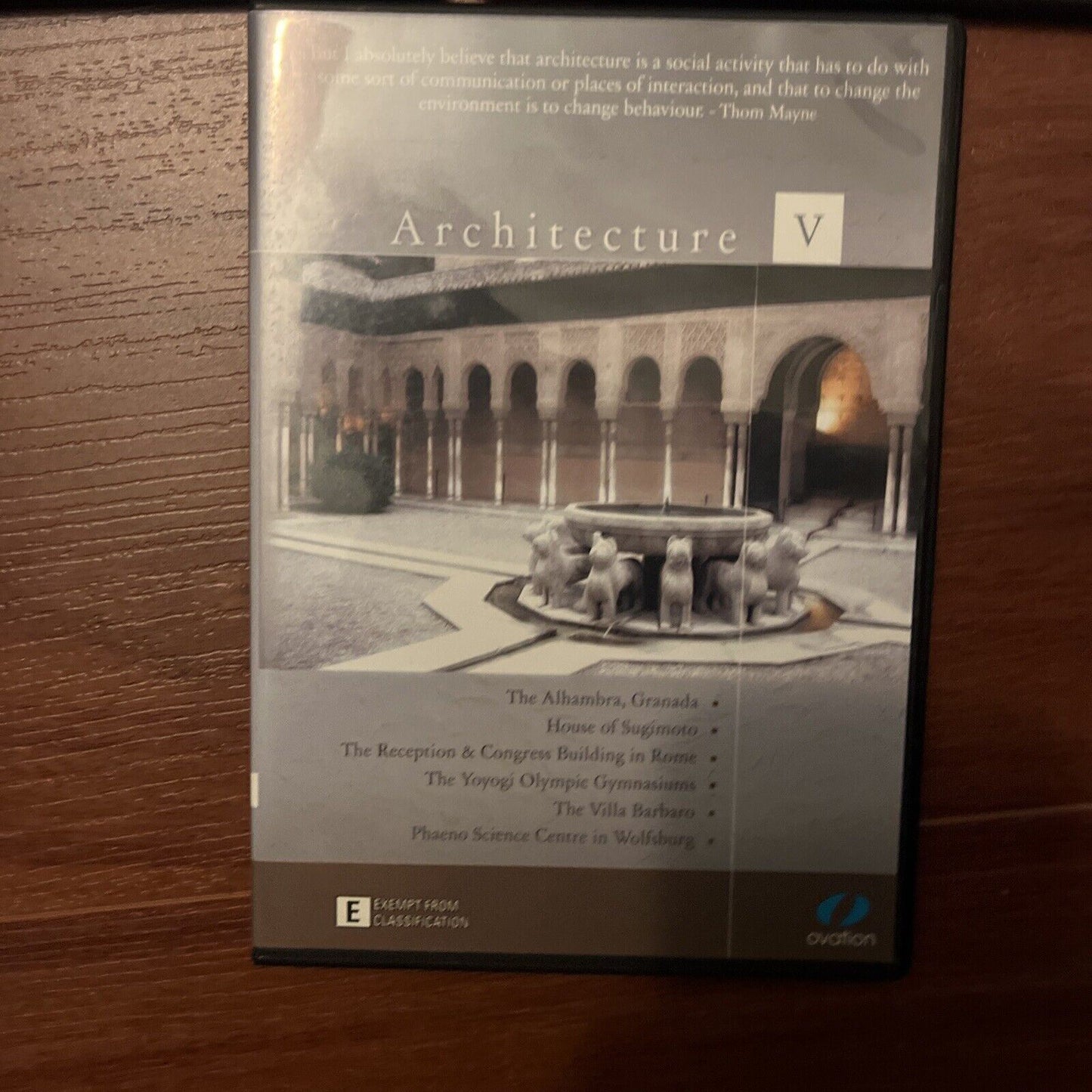 Architecture - Volume 1,3,5 (DVD, 3-Disc) Documentary Famous Architect All Regio