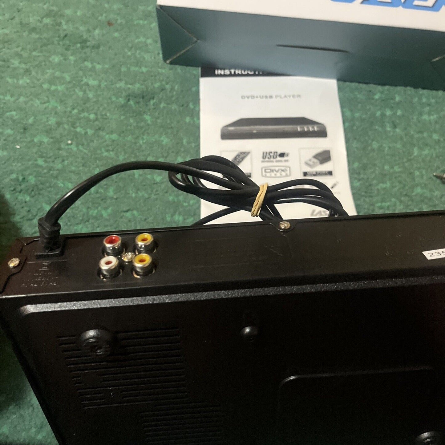 Laser DVD USB Player Multi Region Plays All Regions HD007 with Remote