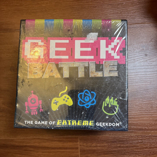 *New Sealed* Geek Battle Game - The Game of Extreme Geekdom Board Game Trivia