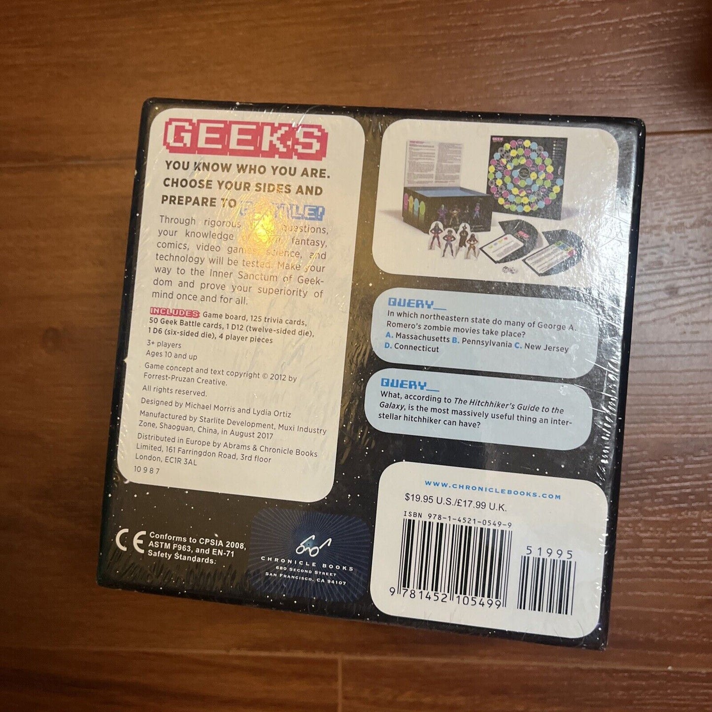 *New Sealed* Geek Battle Game - The Game of Extreme Geekdom Board Game Trivia
