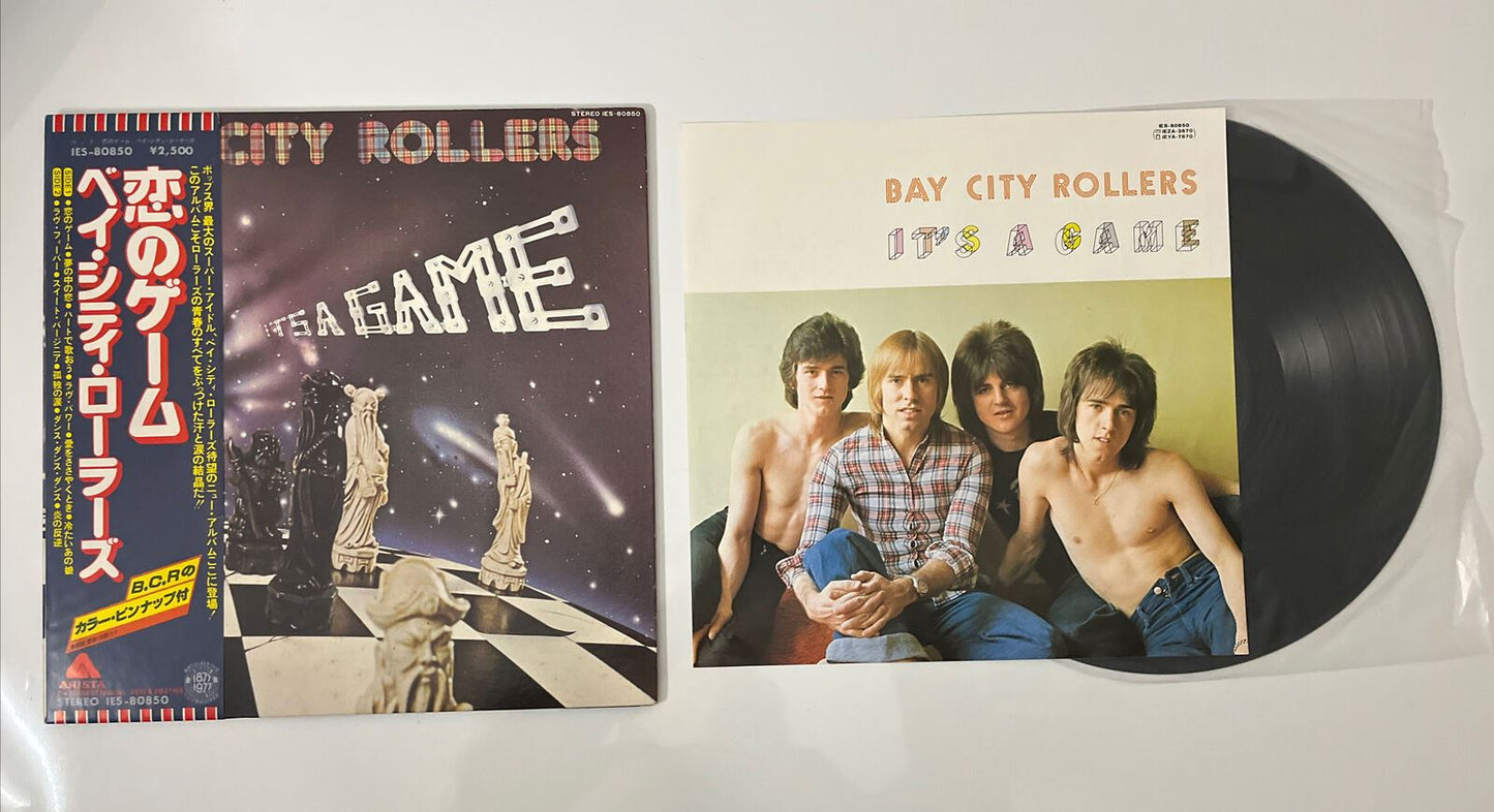 Bay City Rollers – It's A Game 1977 Vinyl Record JAPAN Edition