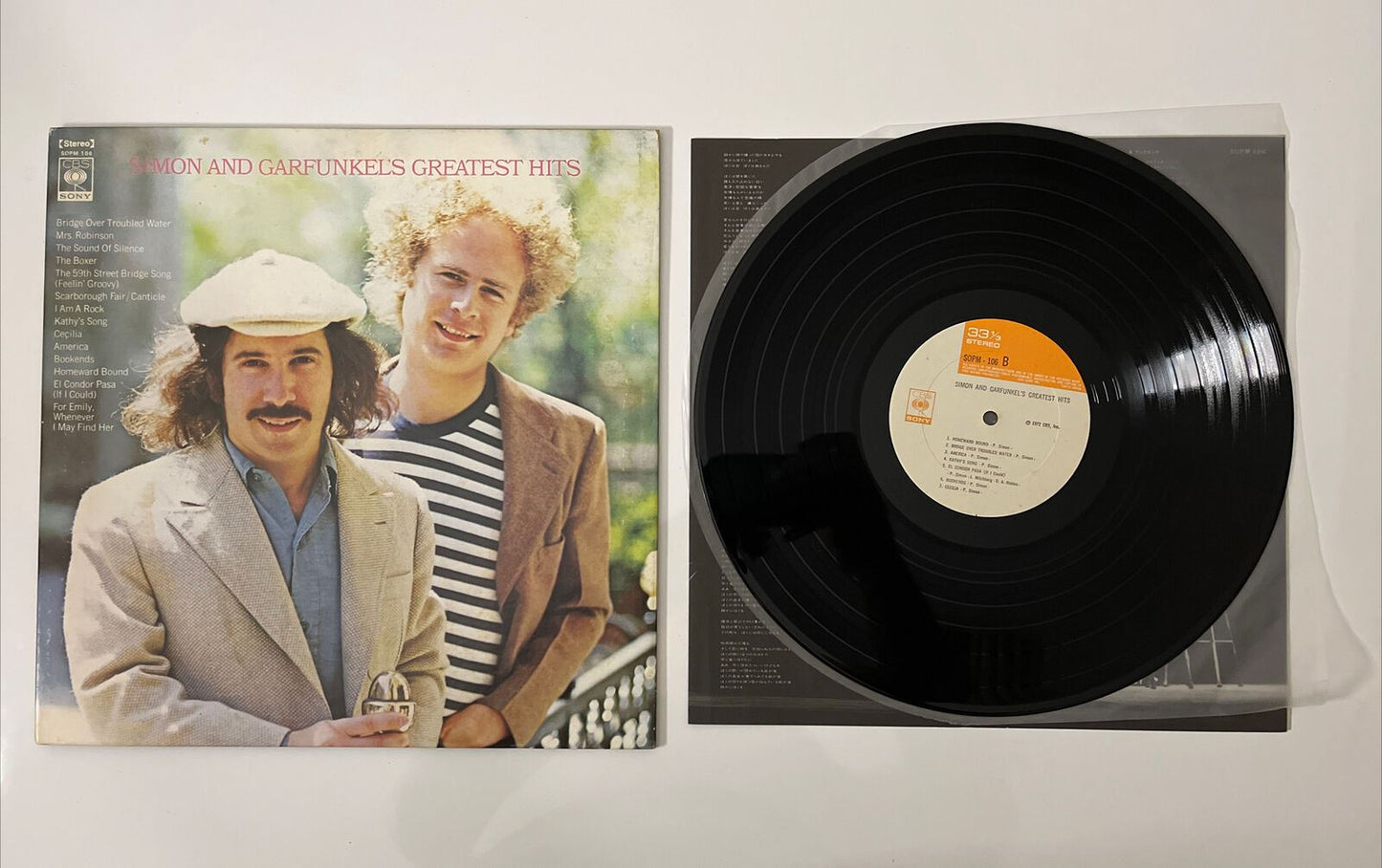 Simon And Garfunkel's Greatest Hits  12” LP Vinyl Album 1972