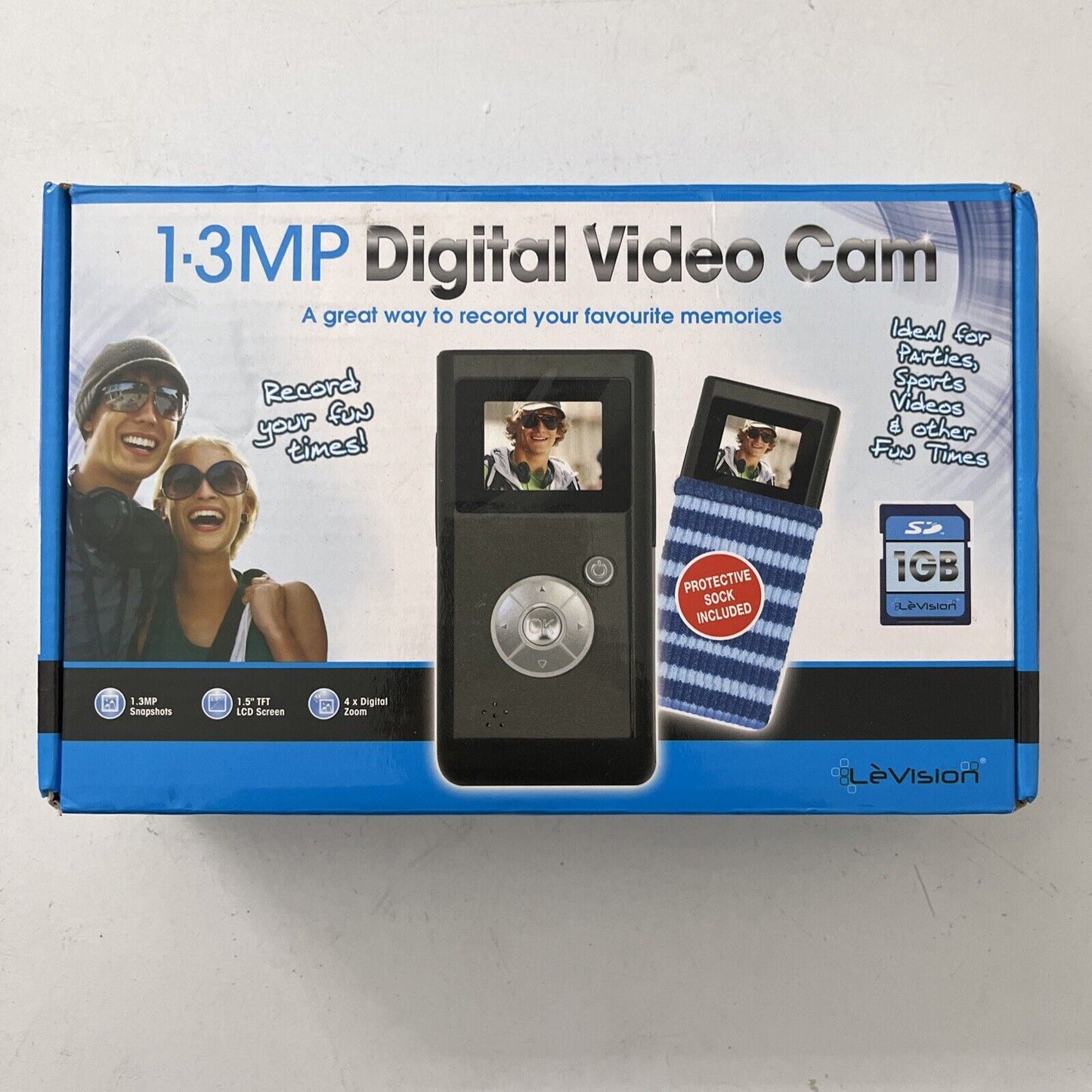 LeVision 1.3MP Digital Video Camera with 1GB SD Card