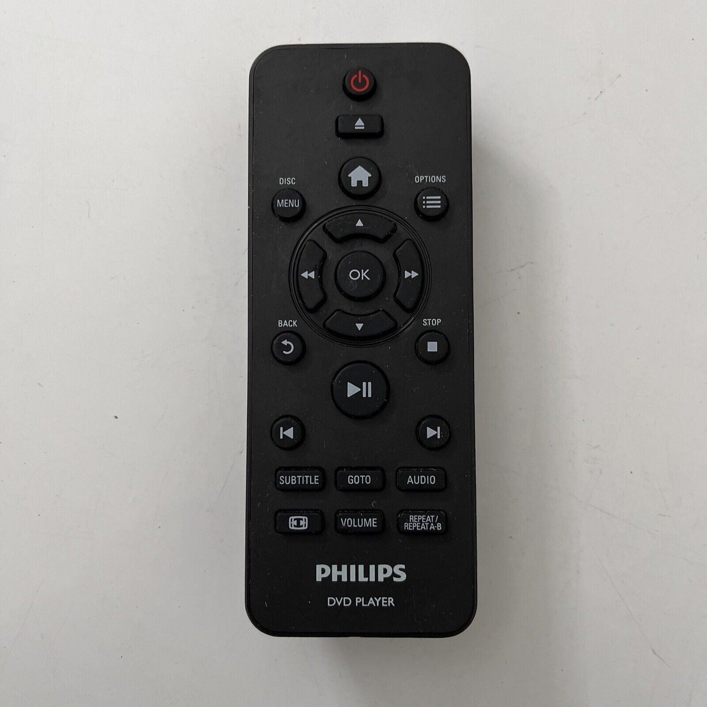 Philips DVD Player Remote Control *Missing battery lid