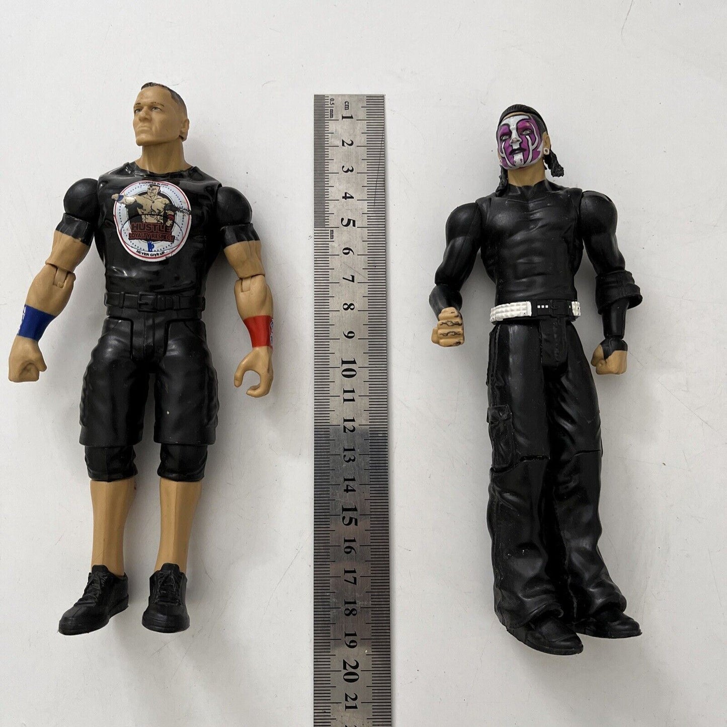 WWE John Cena Tough Talkers + Jeff Hardy Action Figure 2016 Mattel 18cm 6"