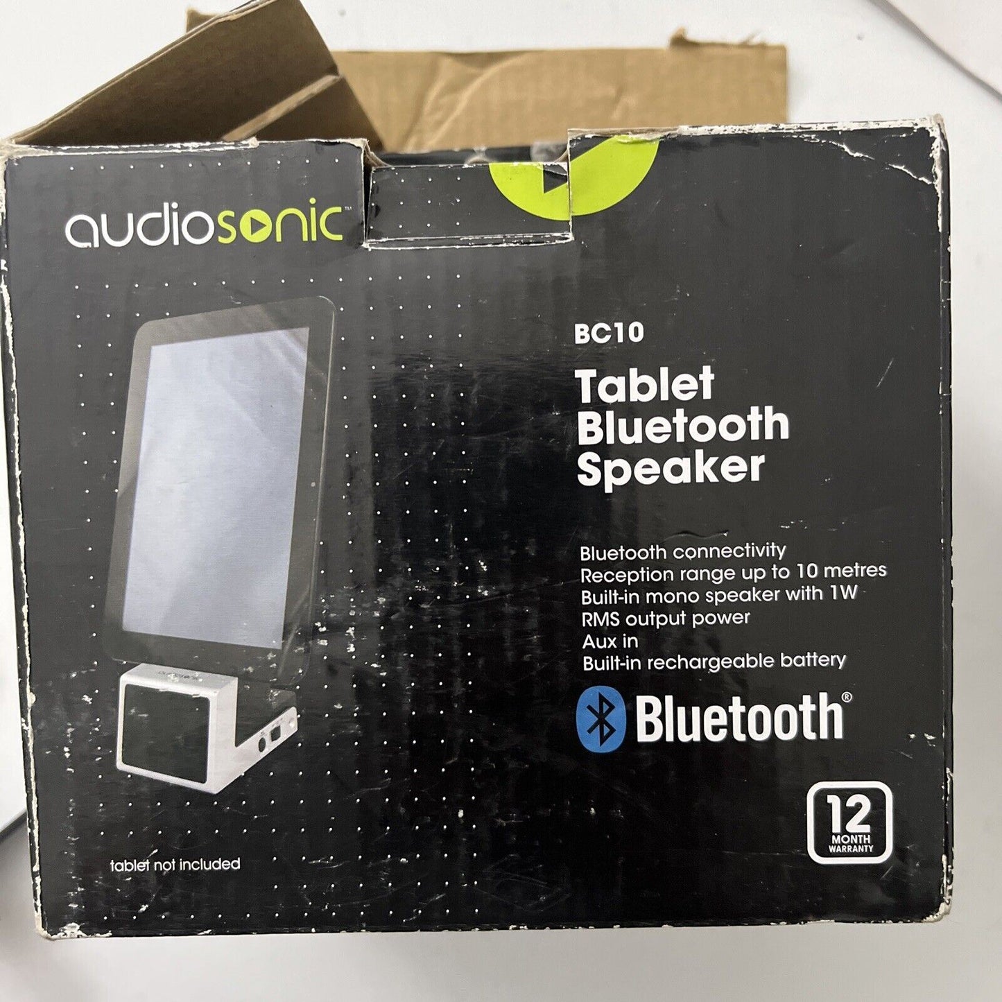 Audiosonic Tablet Bluetooth Speaker BC-10