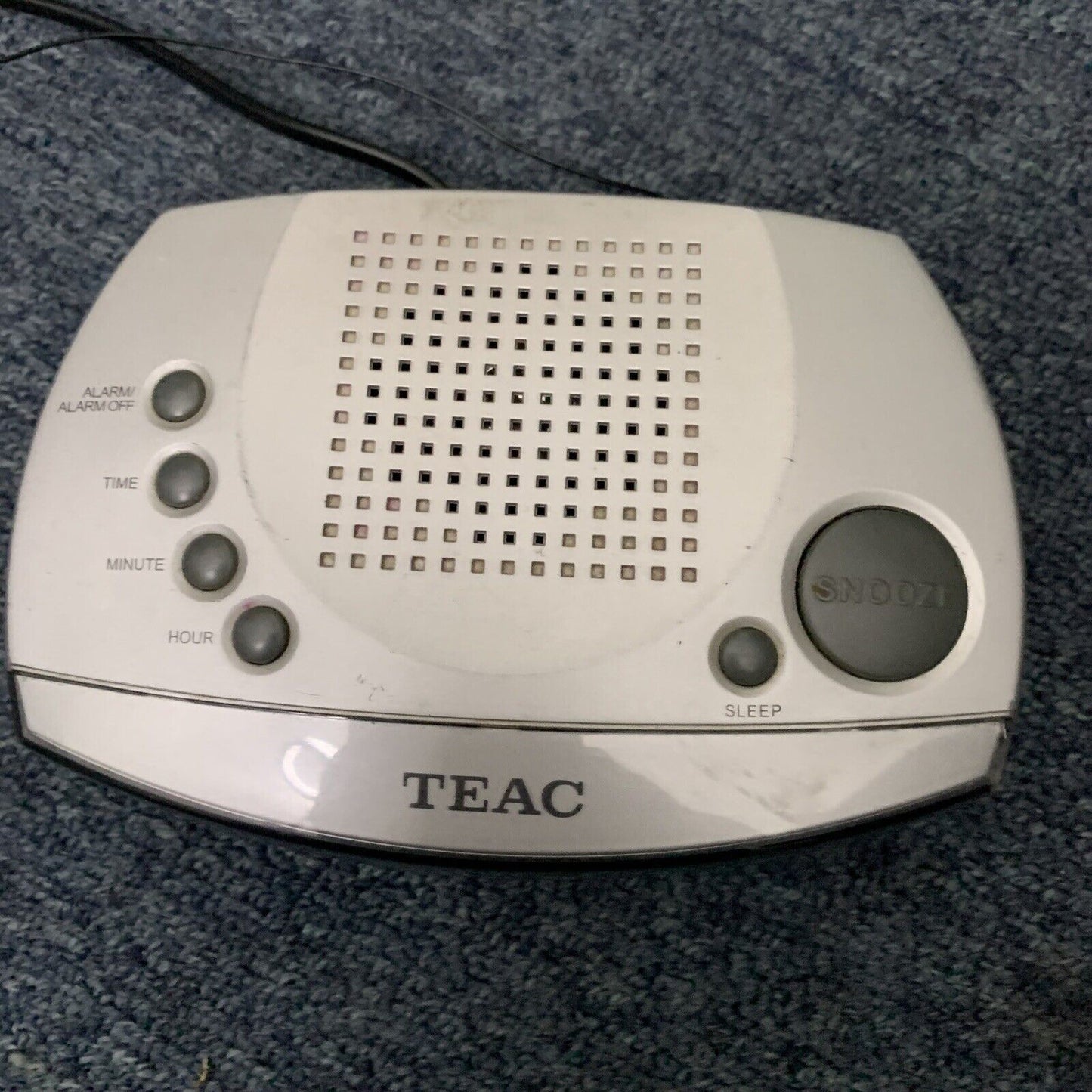 Teac CRX-19 Alarm Clock AM/FM Radio In Working Order