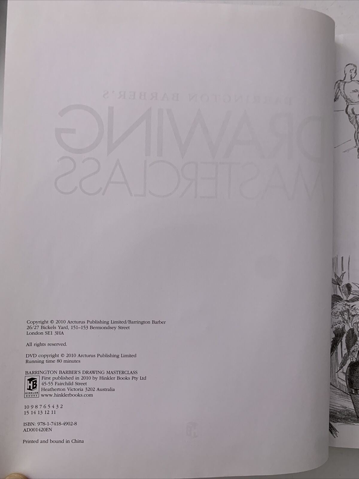 Drawing Masterclass Fundamentals Book & Instructional DVD by Barrington Barber