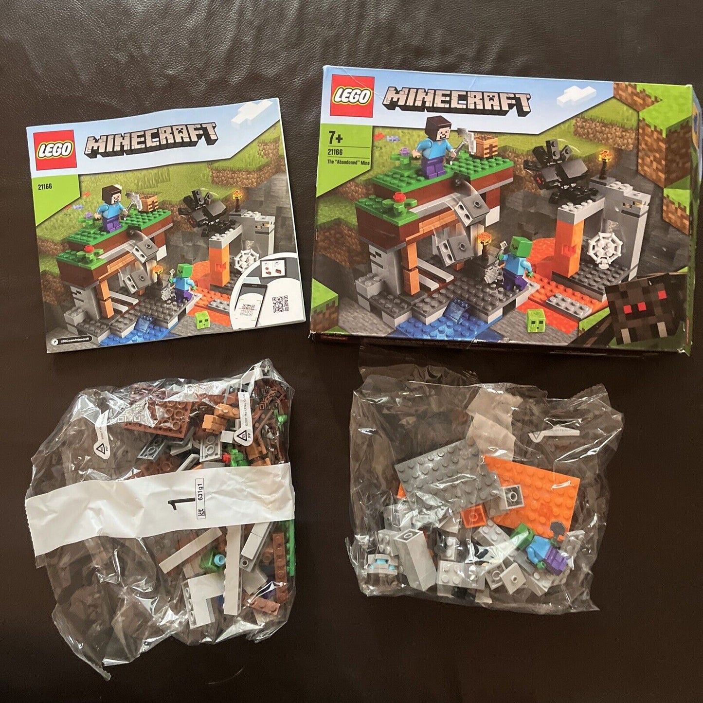 LEGO Minecraft: The Abandoned Mine (21166) *Missing Pieces/Uncounted*