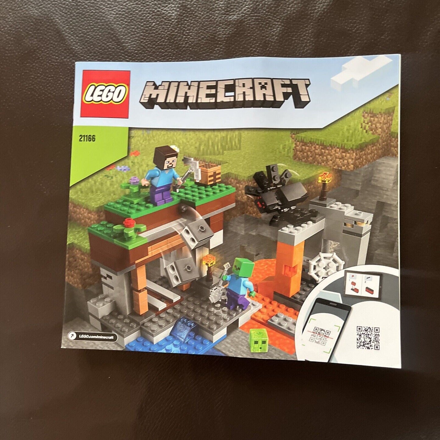 LEGO Minecraft: The Abandoned Mine (21166) *Missing Pieces/Uncounted*