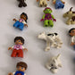 20x Lego Duplo Characters & Animals Assorted
