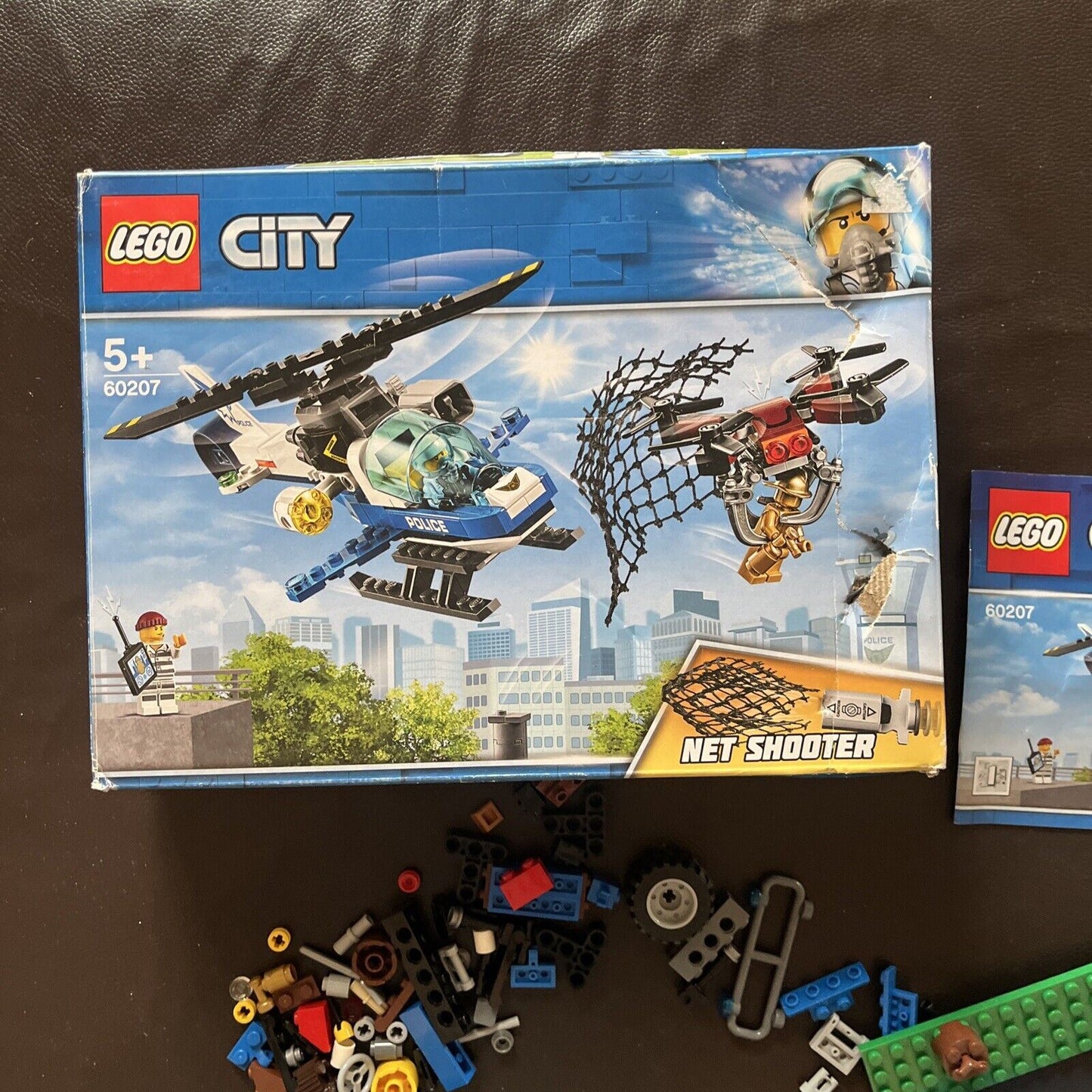 LEGO City Sky Police Drone Chase Set (60207) *Incomplete Missing Pieces*