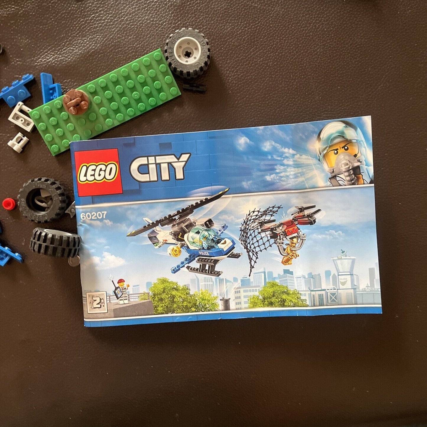 LEGO City Sky Police Drone Chase Set (60207) *Incomplete Missing Pieces*
