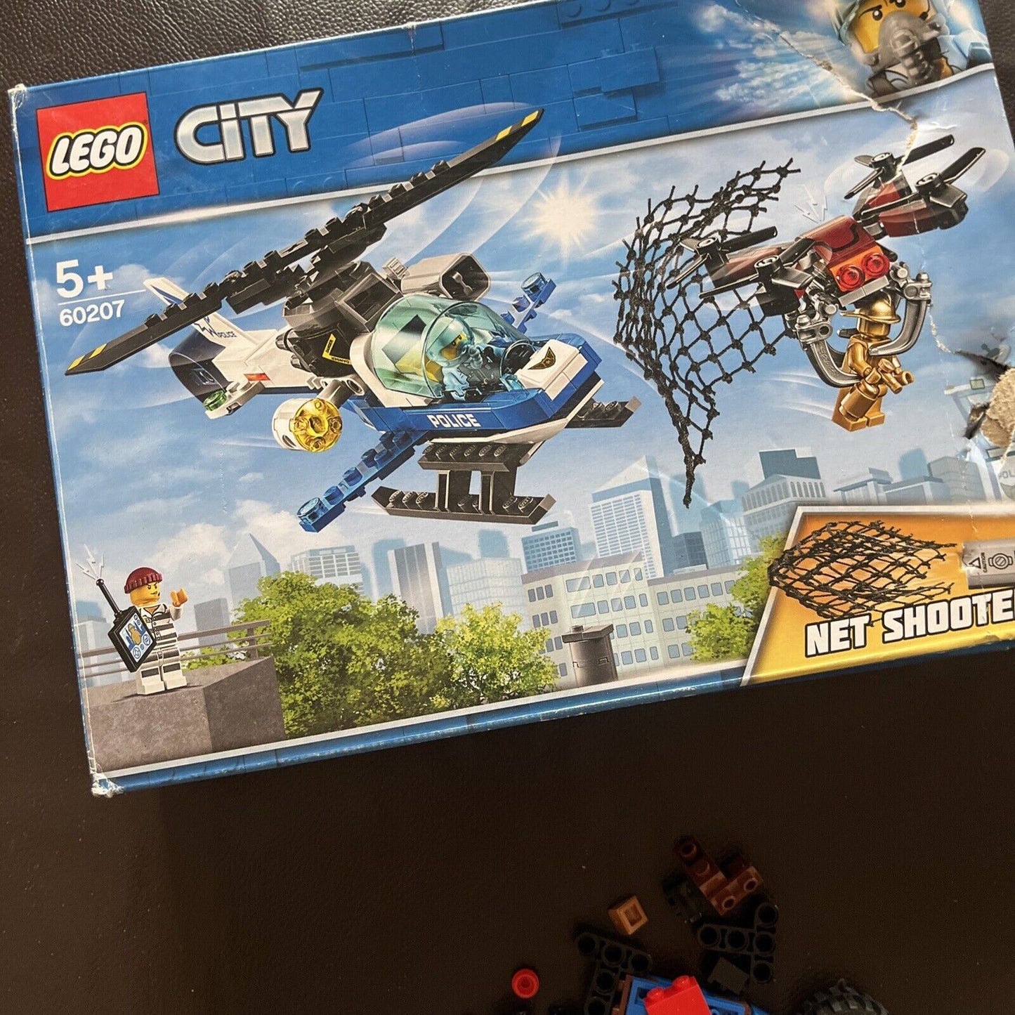 LEGO City Sky Police Drone Chase Set (60207) *Incomplete Missing Pieces*