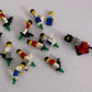 12x Lego Foosball Football Figures Characters with Adidas Football LEGO Ball