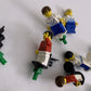 12x Lego Foosball Football Figures Characters with Adidas Football LEGO Ball