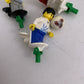 12x Lego Foosball Football Figures Characters with Adidas Football LEGO Ball