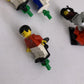 12x Lego Foosball Football Figures Characters with Adidas Football LEGO Ball