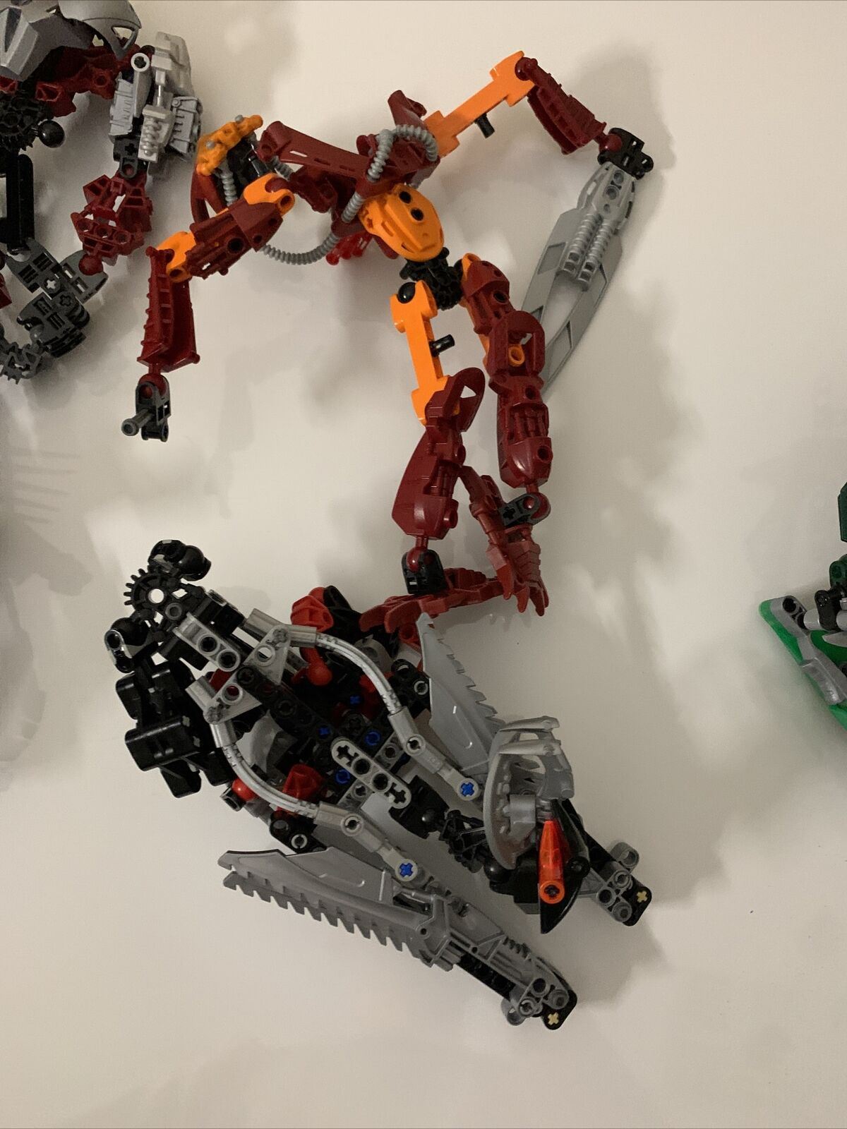 5x Lego Bionicle - Thok Sidorak Orkahm Turaga Jaller Incomplete