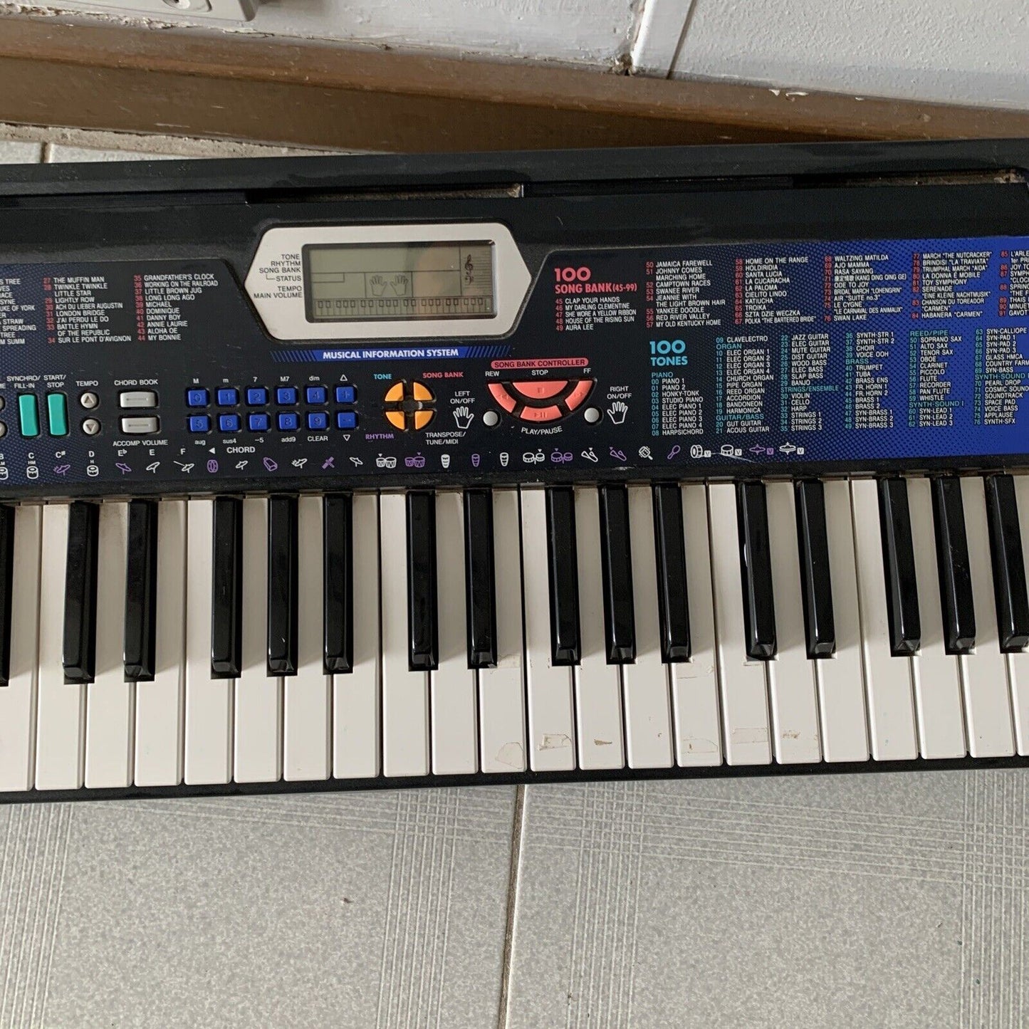 Casio CTK-411 MIDI Electronic Portable Musical Keyboard 100 Song + AC Adapter