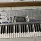 CASIO CTK-496 Musical Keyboard 61 Full Size Keys MIDI 100 Songs + Power Supply