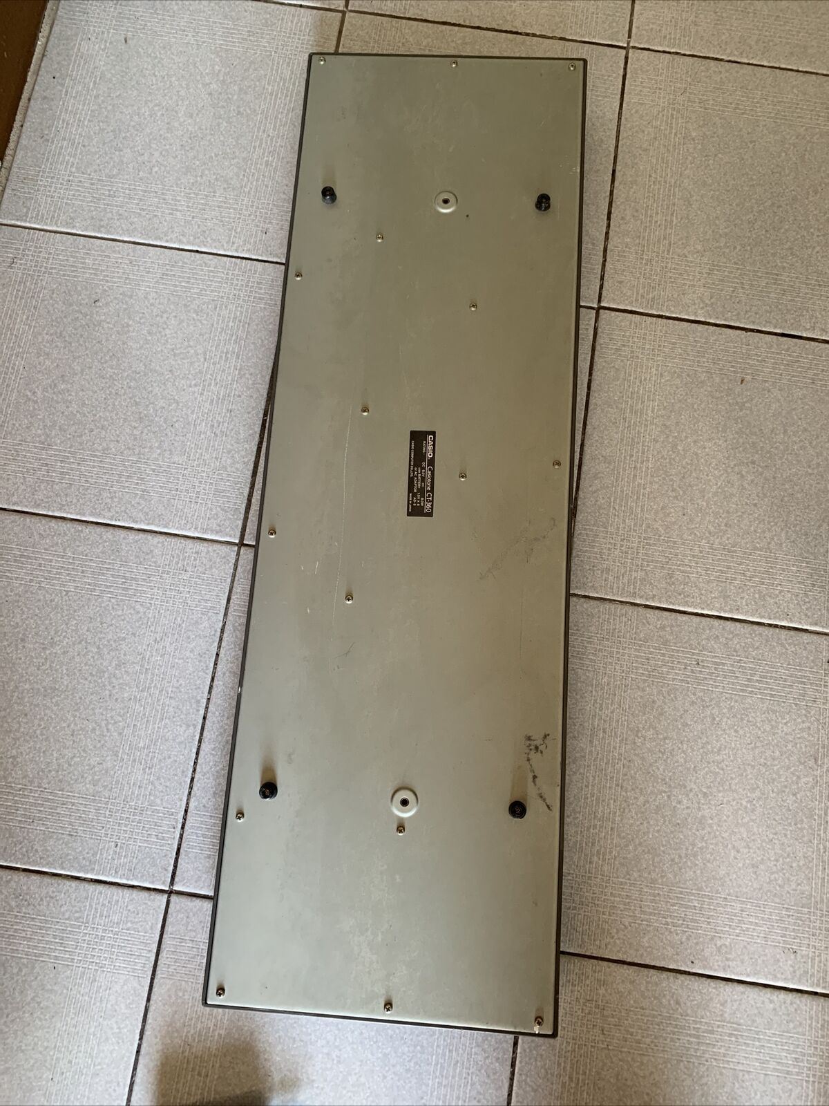 Vintage CASIO Casiotone CT-360 Keyboard 80's 49 Keys with Power Supply