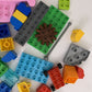 Lego Duplo 1 kg Bulk Plane Trailer Various Mix