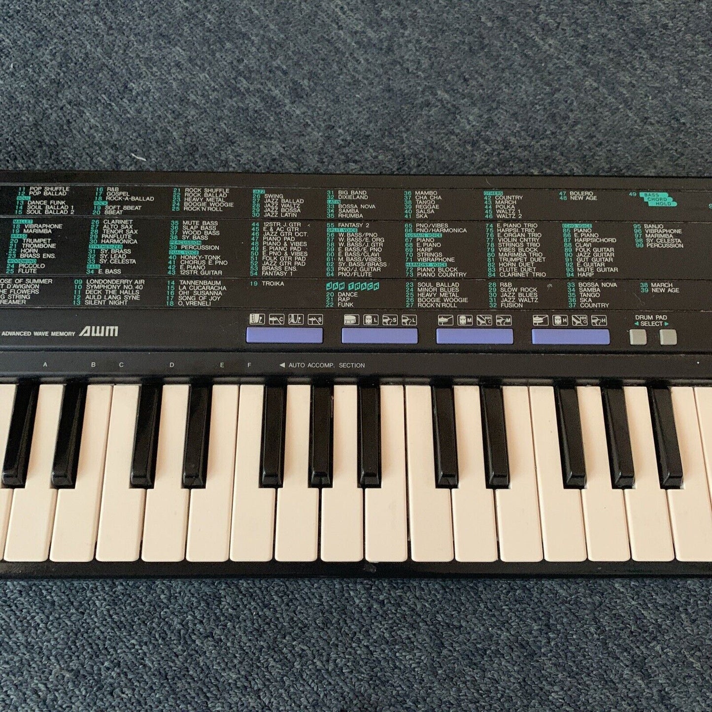Vintage Yamaha PortaSound PSS-31 Electronic Keyboard 49 Keys 1992