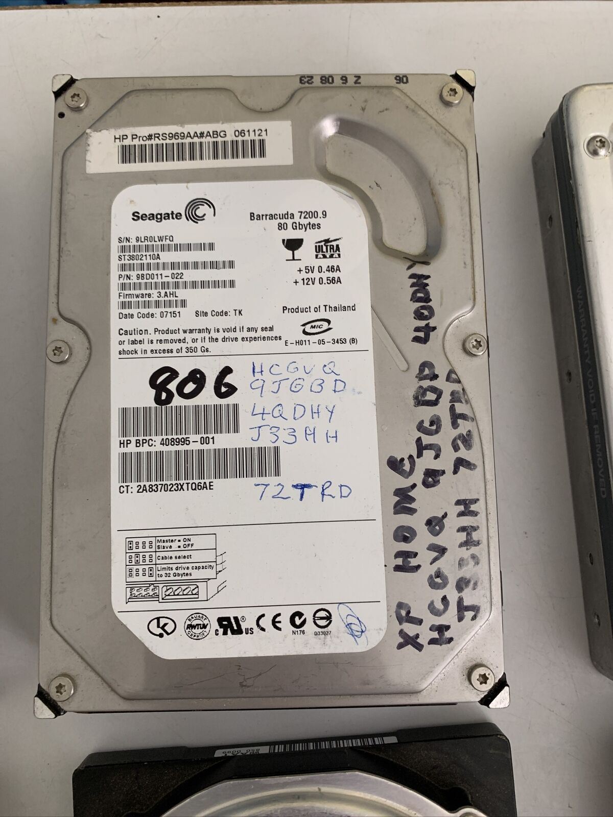 11x HDD IDE SATA Internal Hard Drive Bulk Lot 545MB up to 500GB