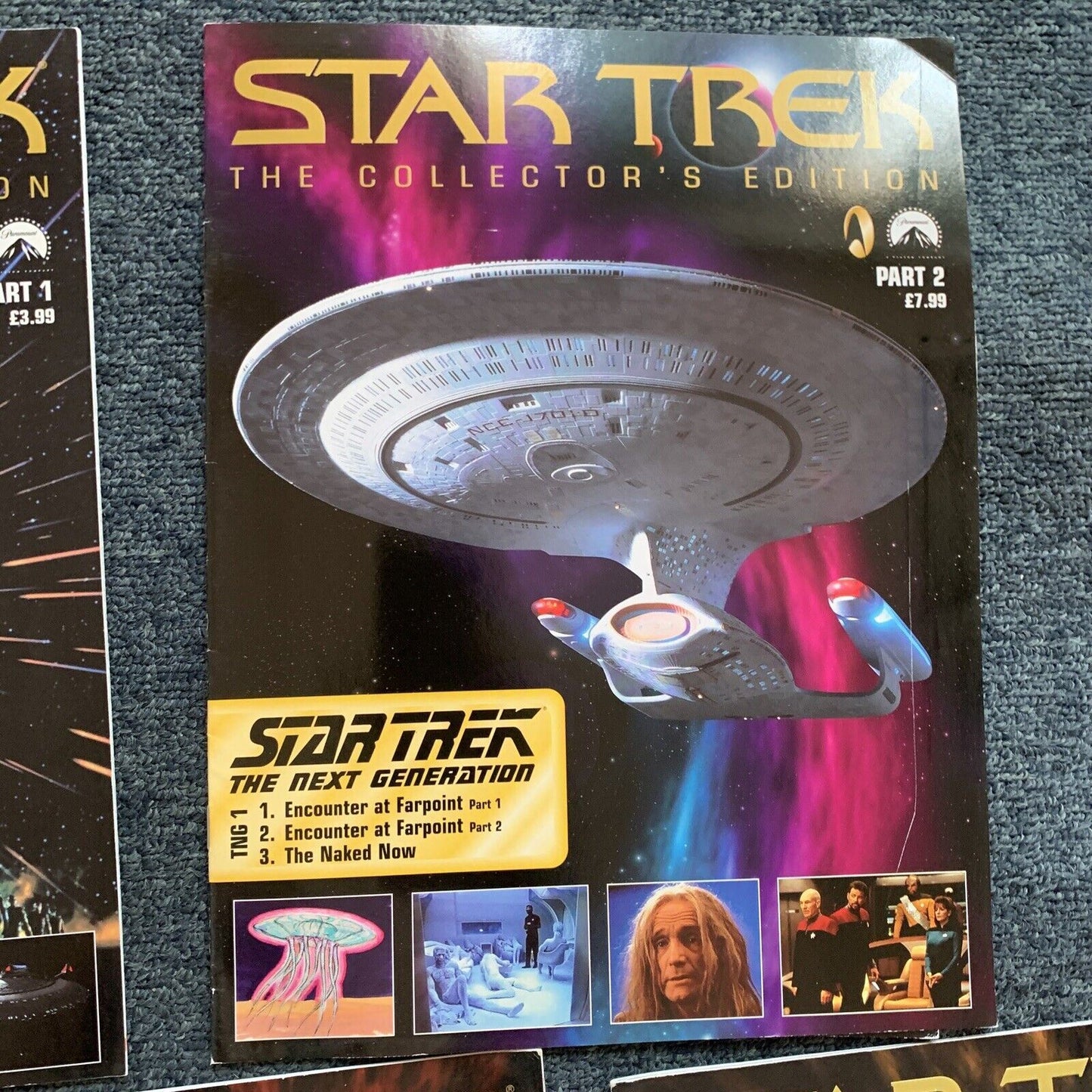 7x Star Trek Collector's Edition Magazine - First Contact The Next Generation