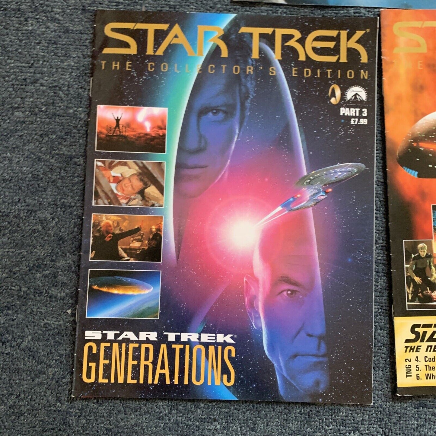 7x Star Trek Collector's Edition Magazine - First Contact The Next Generation