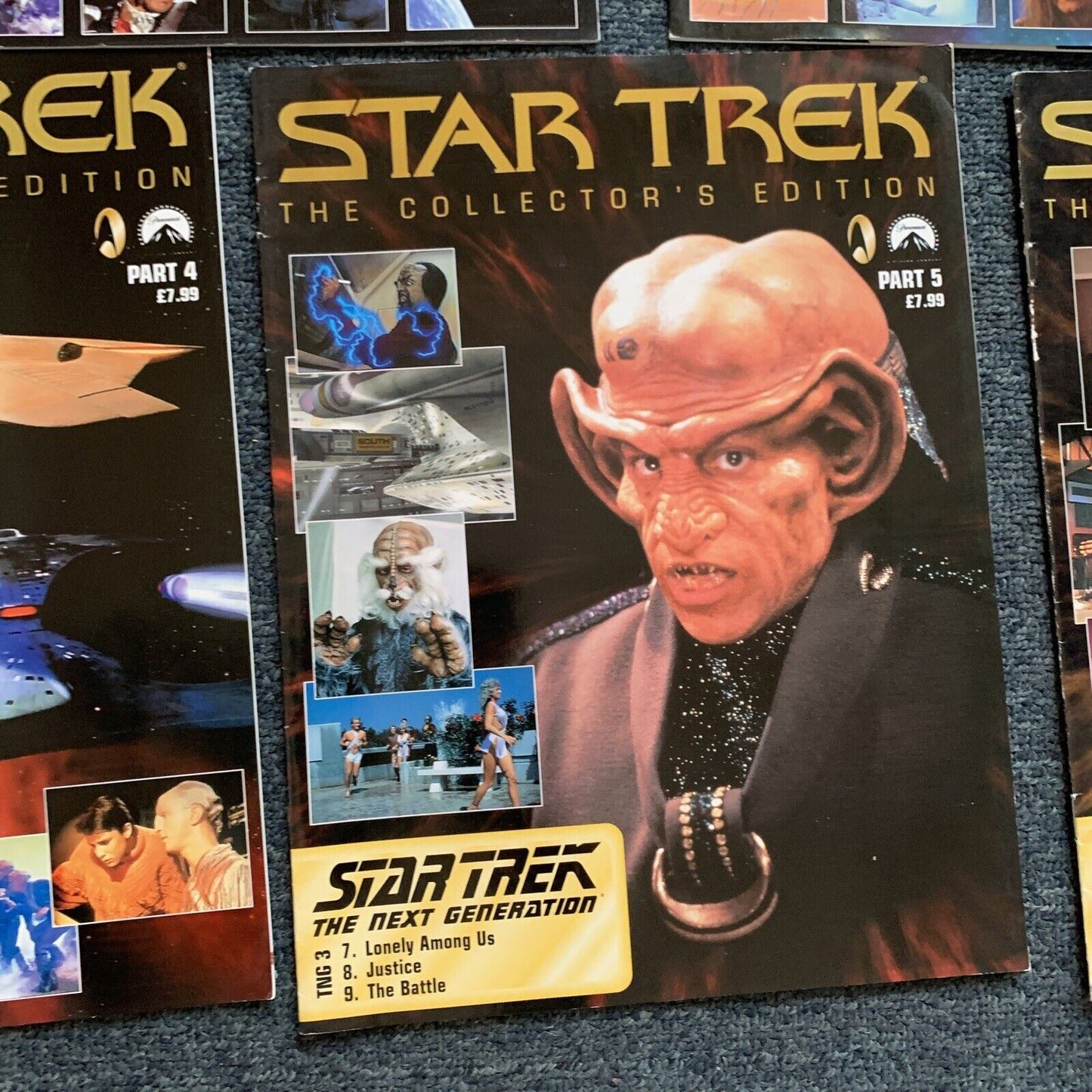 7x Star Trek Collector's Edition Magazine - First Contact The Next Generation