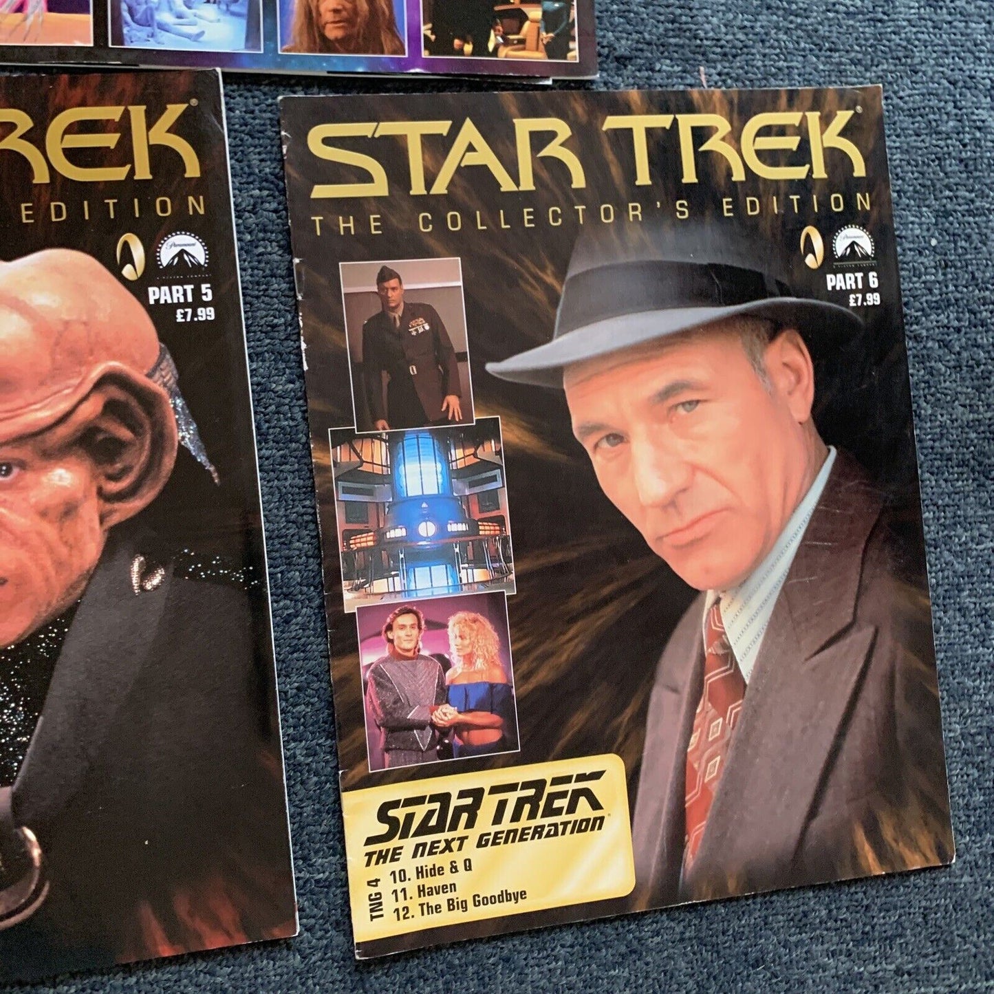 7x Star Trek Collector's Edition Magazine - First Contact The Next Generation