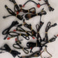 19x Bulk Lot Sets Power Supply Connectors Wires PSU ATX PC 4+4 Floppy 2+2 SATA