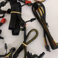 19x Bulk Lot Sets Power Supply Connectors Wires PSU ATX PC 4+4 Floppy 2+2 SATA