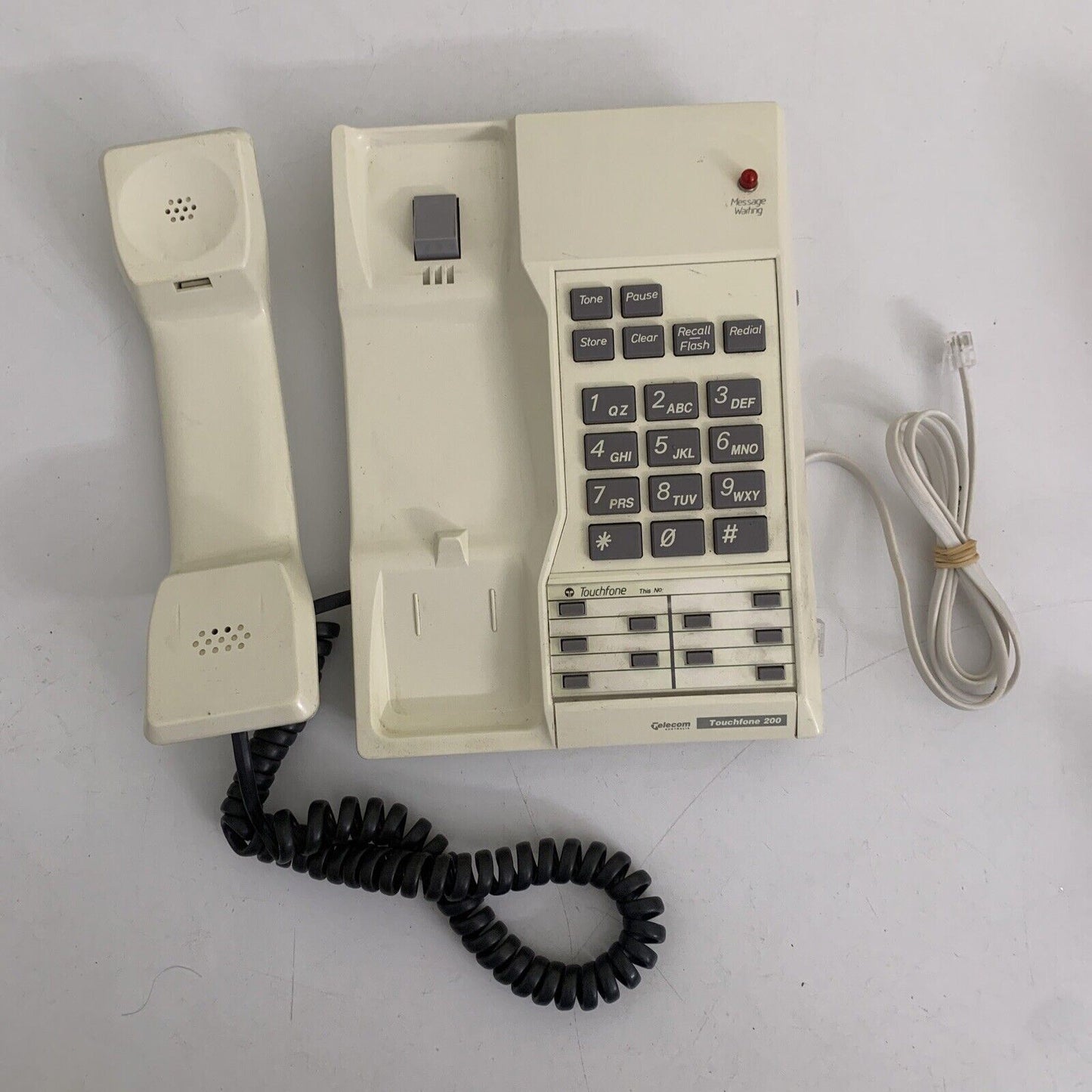 Telecom Touchfone 200 Corded Telephone Phone NBN Compatible - Tested Working