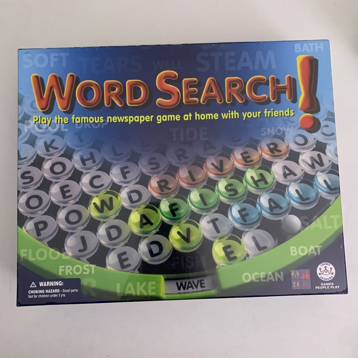 *New Sealed* Word Search - Play The Famous Newspaper Board Game Crown & Andrews