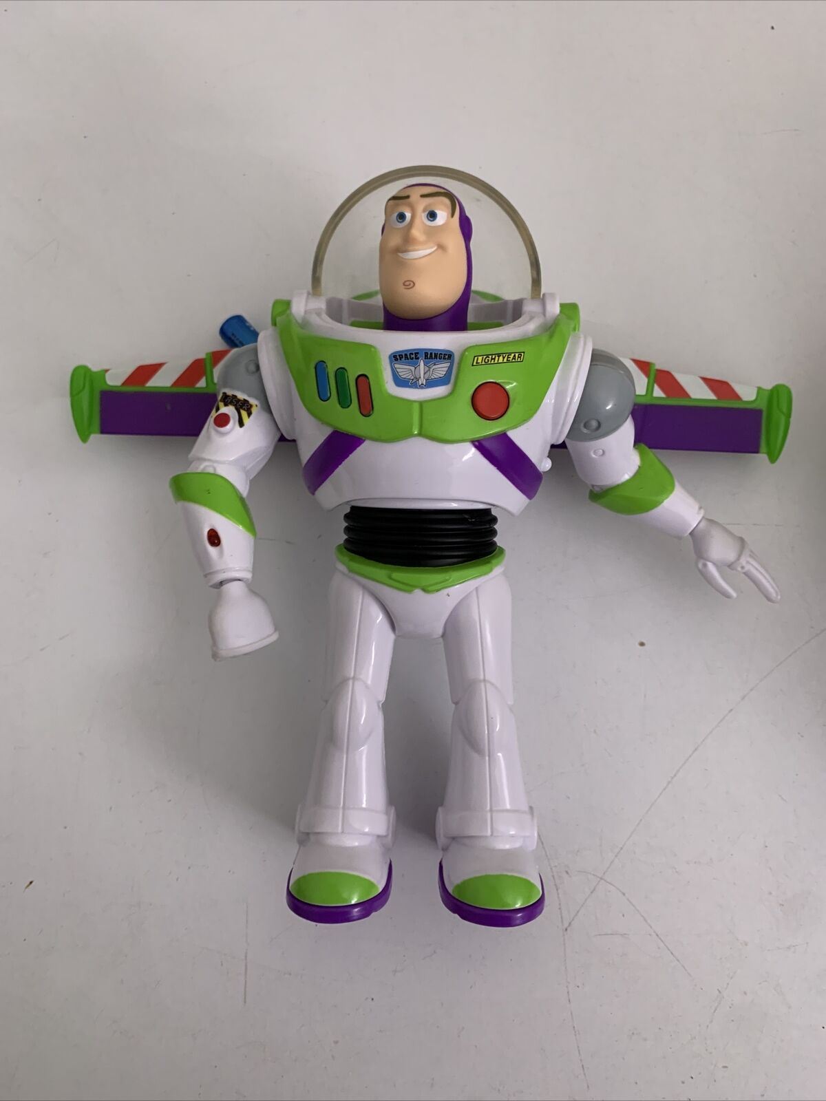 Disney Buzz Lightyear 2018 Mattel Moving Arms & Legs Talking Karate Chop + Ship